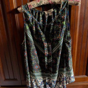 Boho Sleeveless Blouse